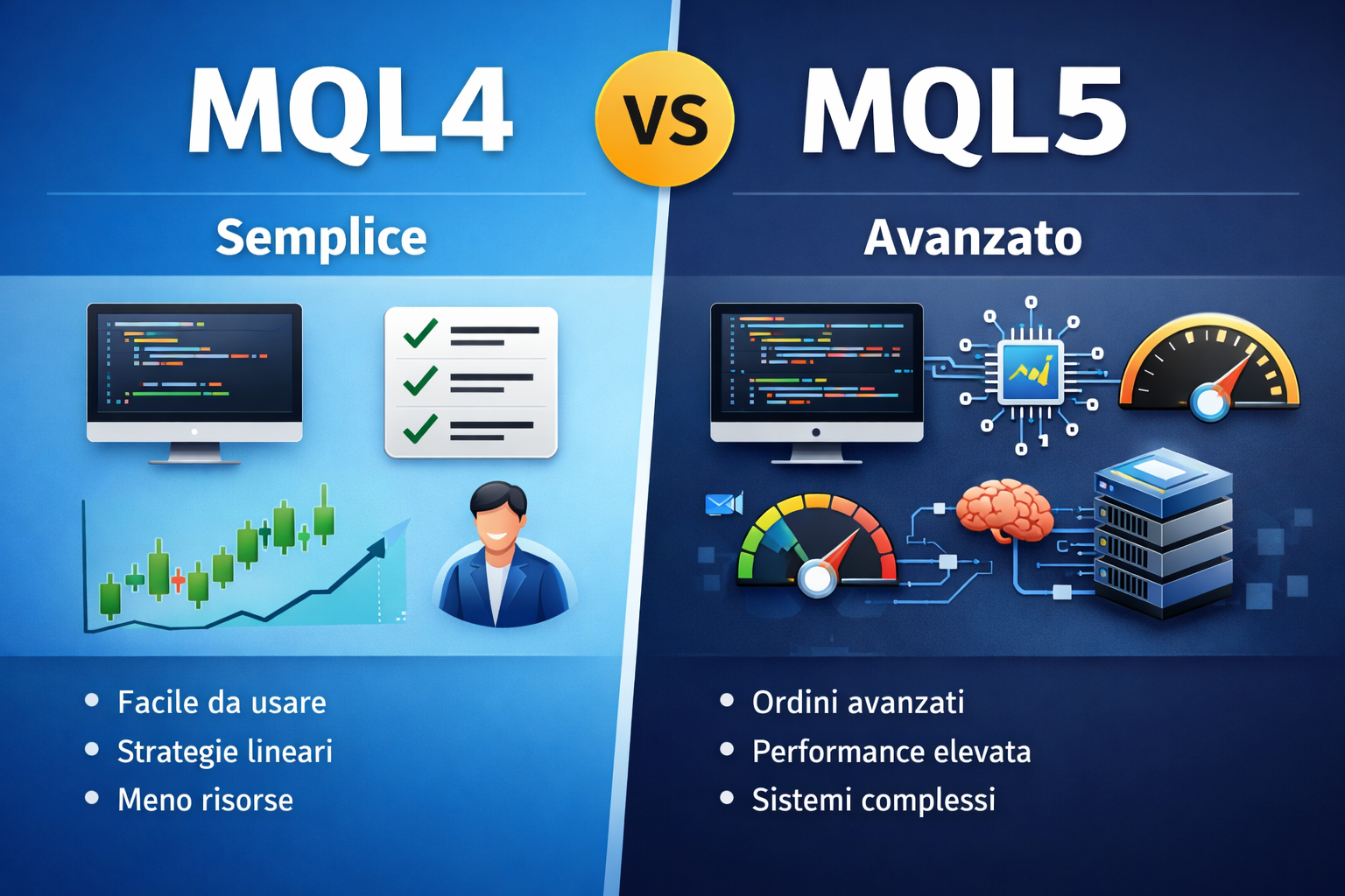 Confronto tra MQL4 e MQL5